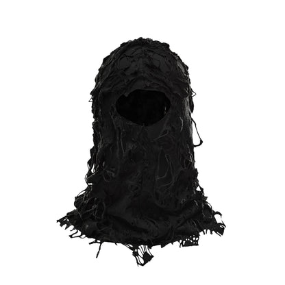 RIPPED BALACLAVA BLACK / BLACK