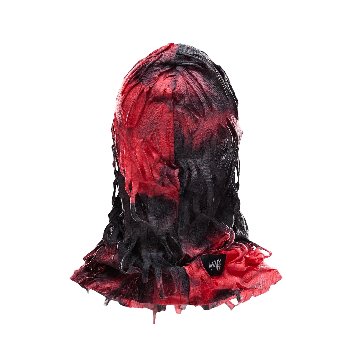 RIPPED BALACLAVA BLACK / RED
