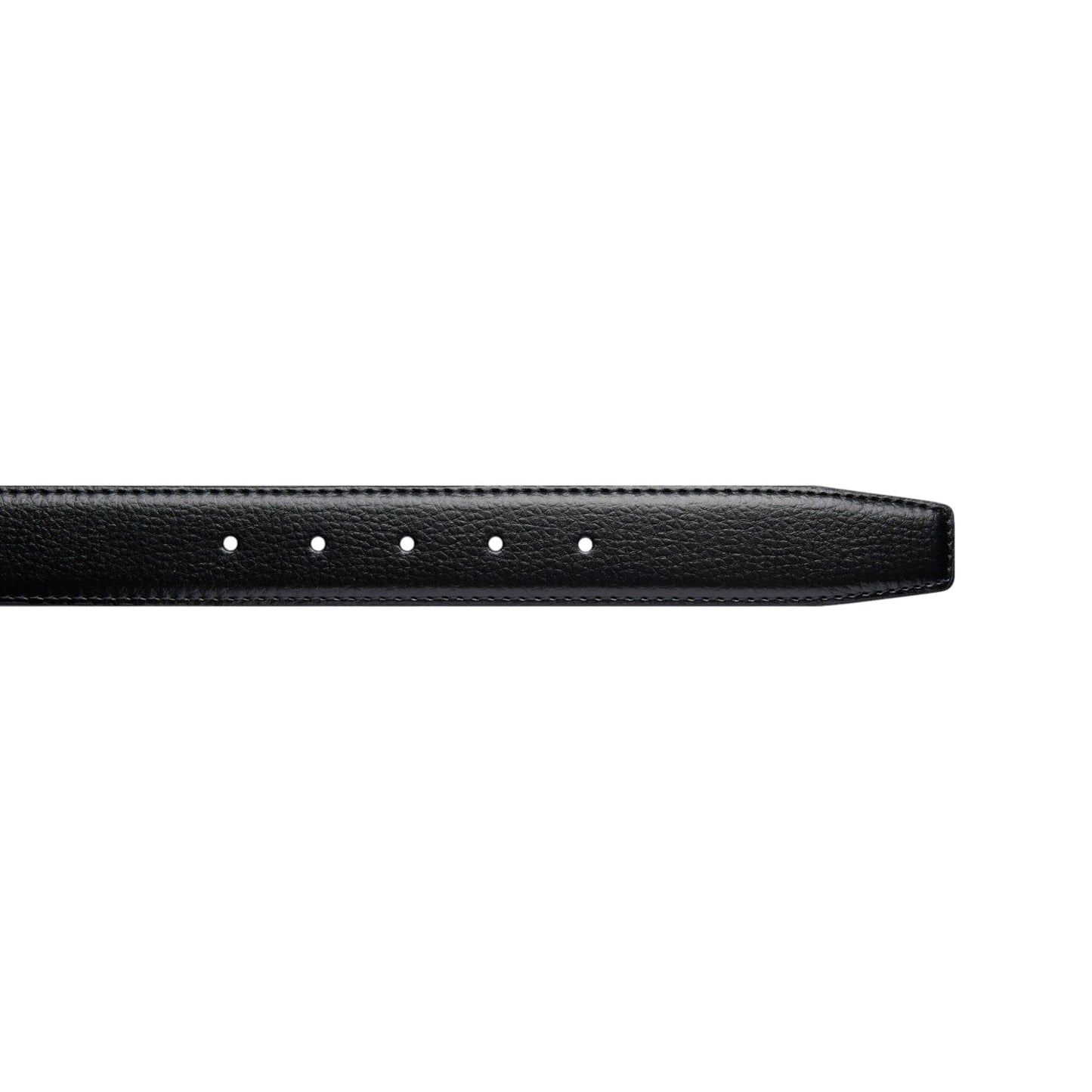 LEATHER BELT BLACK / BLACK