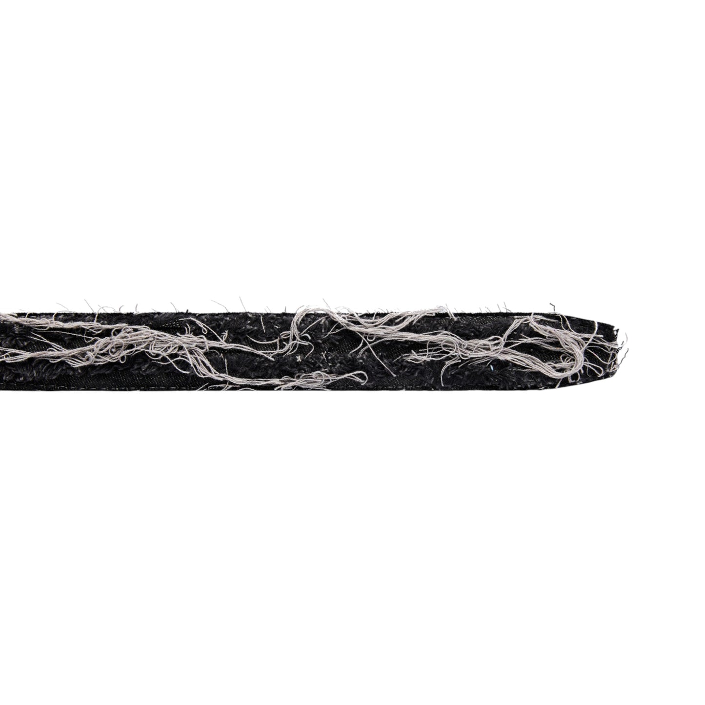 RIPPED DENIM BELT BLACK / BLACK