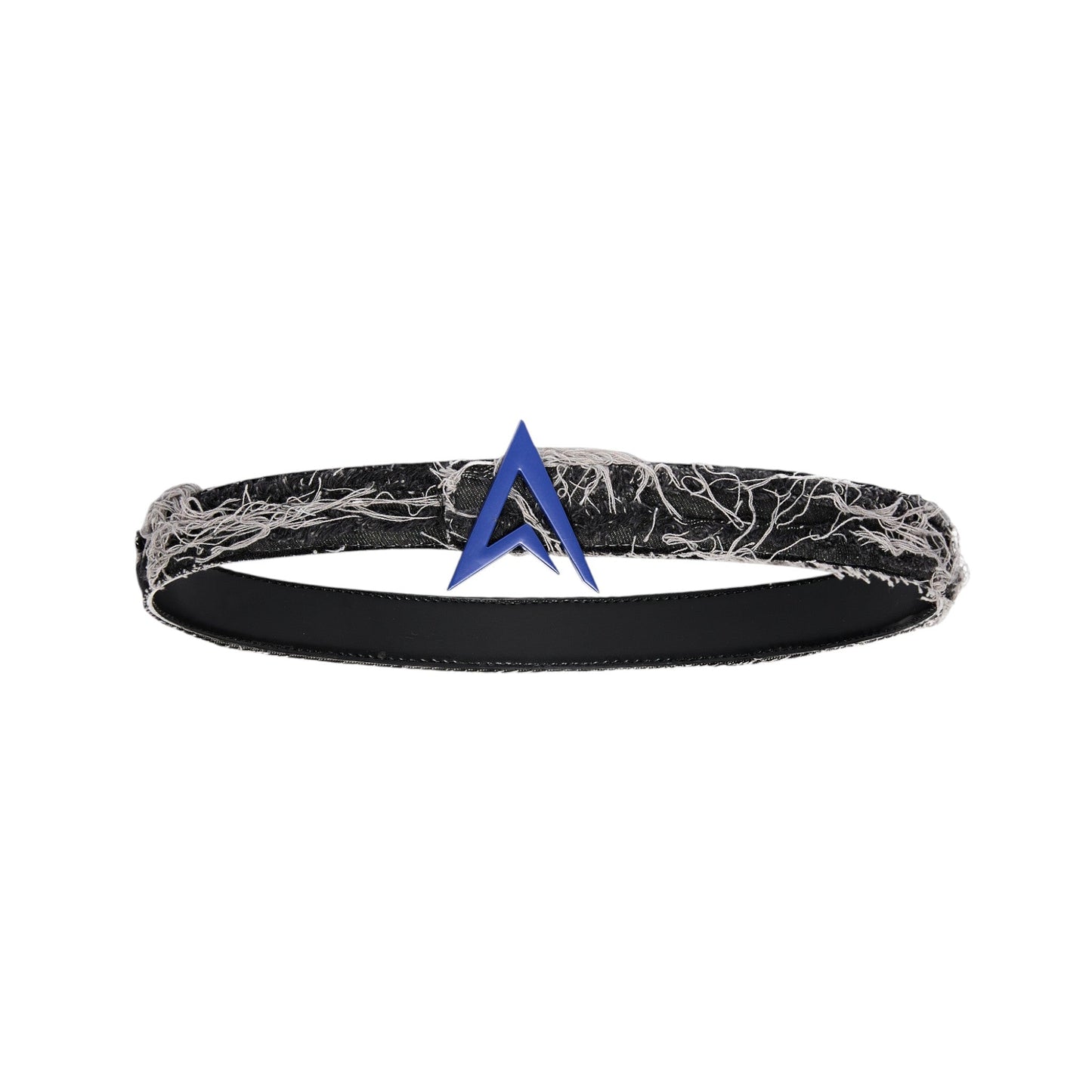 RIPPED DENIM BELT BLACK / BLUE