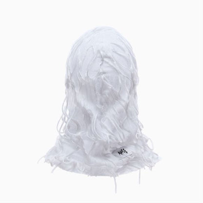 RIPPED BALACLAVA WHITE / WHITE