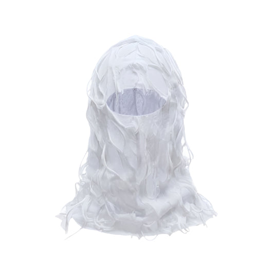 RIPPED BALACLAVA WHITE / WHITE